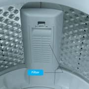 Nobel Top Load Washer White 8 Kgs Fully Automatic Pump NWM800T