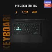 Asus TUF Dash F15 Gaming Laptop - 11th Gen – Core i7 3.3GHz 16GB 512GB 6GB Win10Home 15.6inch FHD Eclipse Gray NVIDIA GeForce RTX 3060 FX516PM HN023T (2021) Middle East Version
