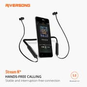 Riversong EA65 StreamN+ Wireless In Ear Neckband Black
