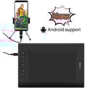 Huion H610 Pro V2 Graphics Drawing Pen Tablet Black