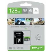 PNY Elite Micro SDXC Memory Card 128GB Grey/Green PSDU128V11100E