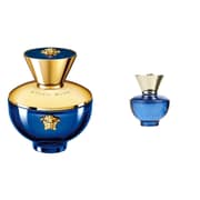 Versace Bundle Offer Of Dylan Blue Edp 50ml & Edp 5ml For Women