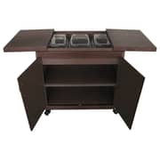 Wolf Power Freestanding 3 Dish Food Warmer Trolley WPS6232DB