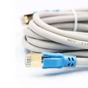 Mowsil Cat7 Round Cord 10 Gigabit Ethernet Cable, 10 Gigabit, Gg45/tera Connectors, Up To 600mhz Frequency (2m)
