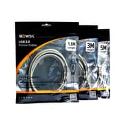 Mowsil Usb 2.0 Printer Cable 3 Meter