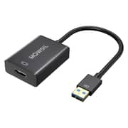 محول كابل USB 3.0 إلى Hdmi، كابل محول صوت فيديو عالي الدقة 1080 بكسل 60 هرتز USB 3.0 إلى Hdmi