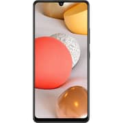 الهاتف الذكي سامسونج جالاكسي A42 بسعة 4 جيجابايت 128 جيجابايت 5G - أسود اللون بنمط النشر الزجاجي