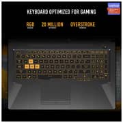 Asus FX506HE-HN009T i7-11800H Gaming Laptop - Intel Core i7 2.3GHz 16GB 1TB 4GB Win10 15.6inch FHD Grey Metal English/Arabic NVIDIA GeForce RTX 3050 Ti