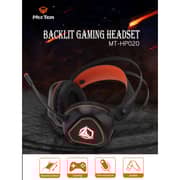 Meetion HP020 Wired Over Ear Backlit Gaming Headphone Black