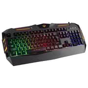 Meetion Wired Keyboard & Mouse Black/Orange