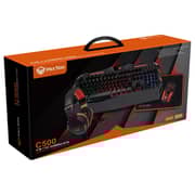 Meetion Wired Keyboard & Mouse Black/Orange