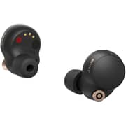 Sony WF-1000XM4/B True Wireless In Ear Noise Cancellation Headphone + BelkinWireless Charger Black