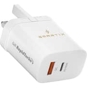 Smart Premium 3 Port 65Watt GaN Wall Charger White