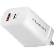 Smart Premium 3 Port 65Watt GaN Wall Charger White