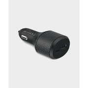 Smart Premium 108Watt Dual Port Fast Car Charger Black