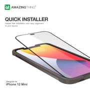 Amazing Thing Anti Glare Supreme Glass For Iphone 12 Mini Screen Protector (5.4 Inch) Tempered Glass With Dust Filter And Easy Install Tray - [matte Game Pro 2.75d]