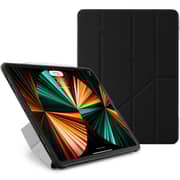 Origami No. 1 Designed For Apple Ipad Pro 12.9 Inch (2021) Case Ultra Smart Cover With 5 In 1 Stand Sync & Charge Compatible With Apple Pencil 2 - Black
