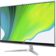 Acer Aspire C24 AIO (2020) Desktop - 11th Gen / Intel Core i5-1135G7 / 23.8inch FHD / 8GB RAM / 1TB HDD + 256GB SSD / Shared Intel Iris X Graphics / Windows 10 Home / English & Arabic Keyboard / Silver / Middle East Version - [C24-1650]