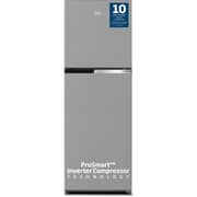 Beko 250L Top Mount Refrigerator, NeoFrost Dual Cooling, Silver - RDNT300XS