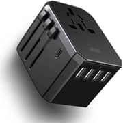 Inet Universal Travel Adapter Black