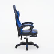 WB Gaming Chair with Adjustable Headrest & Footrest - Blue (WB029-2)