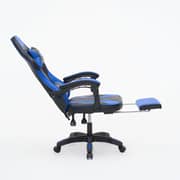 WB Gaming Chair with Adjustable Headrest & Footrest - Blue (WB029-2)