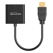 Promate Hdmi To Vga Converter Adapter Cable 1080p Male To Female, Prolink-h2v Black