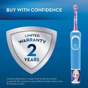 Braun Vitality Kids Frozen TRAVEL PACK Oral-B Toothbrush D100.414.2