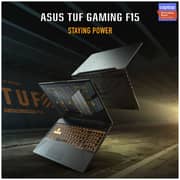 Asus TUF Gaming F15 Gaming Laptop - 11th Gen – Core i7 2.3GHz 16GB 1TB 6GB Win10Home 15.6inch FHD Eclipse Grey NVIDIA GeForce RTX 3060 FX506HM HN002T (2021) Middle East Version