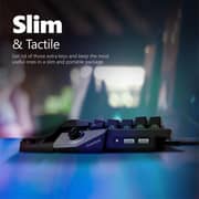 Vertux Combat QuickStrik One-Handed Gaming Keypad With Joystick Black