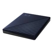 Western Digital Portable Hard Drive For Chromebook - 2tb Navy Blue (wdbb7b0020bbl-wesn)