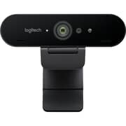 Logitech Brio Ultra Hd Webcam For Video Conferencing, Recording And Streaming Black (960-001105)