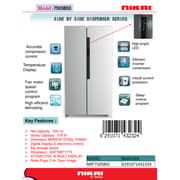 Nikai Side By Side Refrigerator Nrf750sbss 516 Ltr
