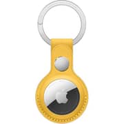 Apple AirTag Leather Key Ring Meyer Lemon