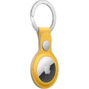 Apple AirTag Leather Key Ring Meyer Lemon
