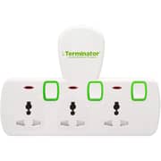 Terminator 3 Way Universal Plug Sockets