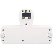 Terminator 2 Way Universal T Socket With 2usb, 2.1ah Individual Switch And Indicator With Fused In White Color-tma 2t-2usb