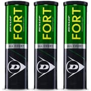 Dunlop Fort All Court Set Of 3 Piece Tennis Balls 1 Box (24 Pcs)