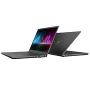 لابتوب ريزر بليد 15 للألعاب معالج كور i7-10750H بسرعة 2.60 جيجاهرتز 16 جيجابايت 256 جيجابايت مساحة محرك أقراص SSD ويندوز 10 شاشة 15.6 بوصة دقة كاملة الوضوح لون أسود بطاقة رسوميات إنفيديا جي فورس GTX 1660Ti
