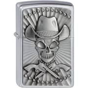 Zippo 200 Cowboy Skull Emblem Lighter