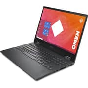 HP Omen 15-en1001ne Gaming Laptop 15.6inch FHD, Ryzen 7 4.4GHz 16GB RAM, 1TB SSD, 6GB NVIDIA GeForce RTX 3060, Win10, Black, English/Arabic Keyboard (38U49EA)