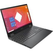 HP Omen 15-en1001ne Gaming Laptop 15.6inch FHD, Ryzen 7 4.4GHz 16GB RAM, 1TB SSD, 6GB NVIDIA GeForce RTX 3060, Win10, Black, English/Arabic Keyboard (38U49EA)