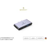 سمارت SMHBC3TB بريميوم 3 في 1 Thunderbolt USB-C Hub
