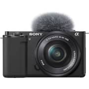 Sony Alpha ZV-E10 APS-C Mirrorless Interchangeable-lens vlog Camera - ILCEZV-E10LB With 16-50mm Lens