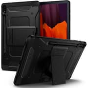 Spigen Tough Armor Pro designed for Galaxy Tab S8 PLUS case cover (2022) / Galaxy Tab S7 PLUS case (2020) with S Pen Holder - Black