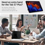 Spigen Tough Armor Pro designed for Galaxy Tab S8 PLUS case cover (2022) / Galaxy Tab S7 PLUS case (2020) with S Pen Holder - Black