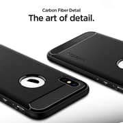 Spigen Rugged Armor Designed For Iphone X Case And Iphone Xs Case Cover - Matte Black