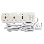 Terminator Brand Universal Power Extension Socket With Surge Protection