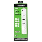 Terminator Brand Universal Power Extension Socket With 2 Usb - 5 Way 3m