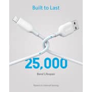 Anker Powerline Iii Lightning Cable Iphone Charger Cord Mfi Certified (6ft) White A8813h21